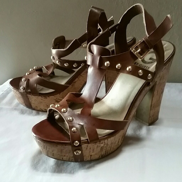 Guess platform sandals Suze 7.5 - Picture 2 of 6