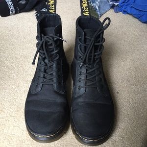 Dr. Marten Black Combs Nylon Boot