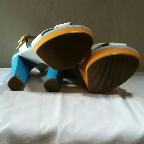 ELLE color block platform sandals - Picture 5 of 5