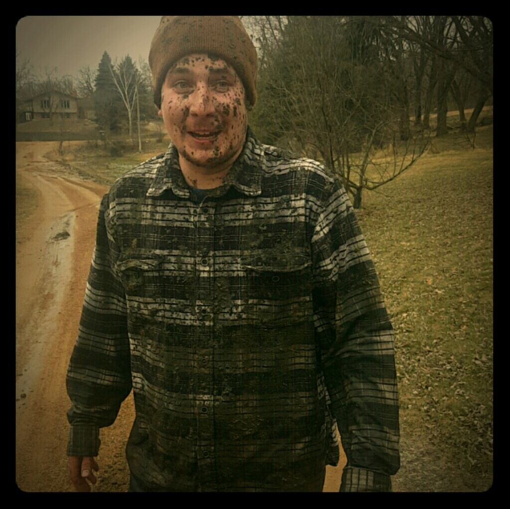 A fine ass rednexk covered in mud up for grabs