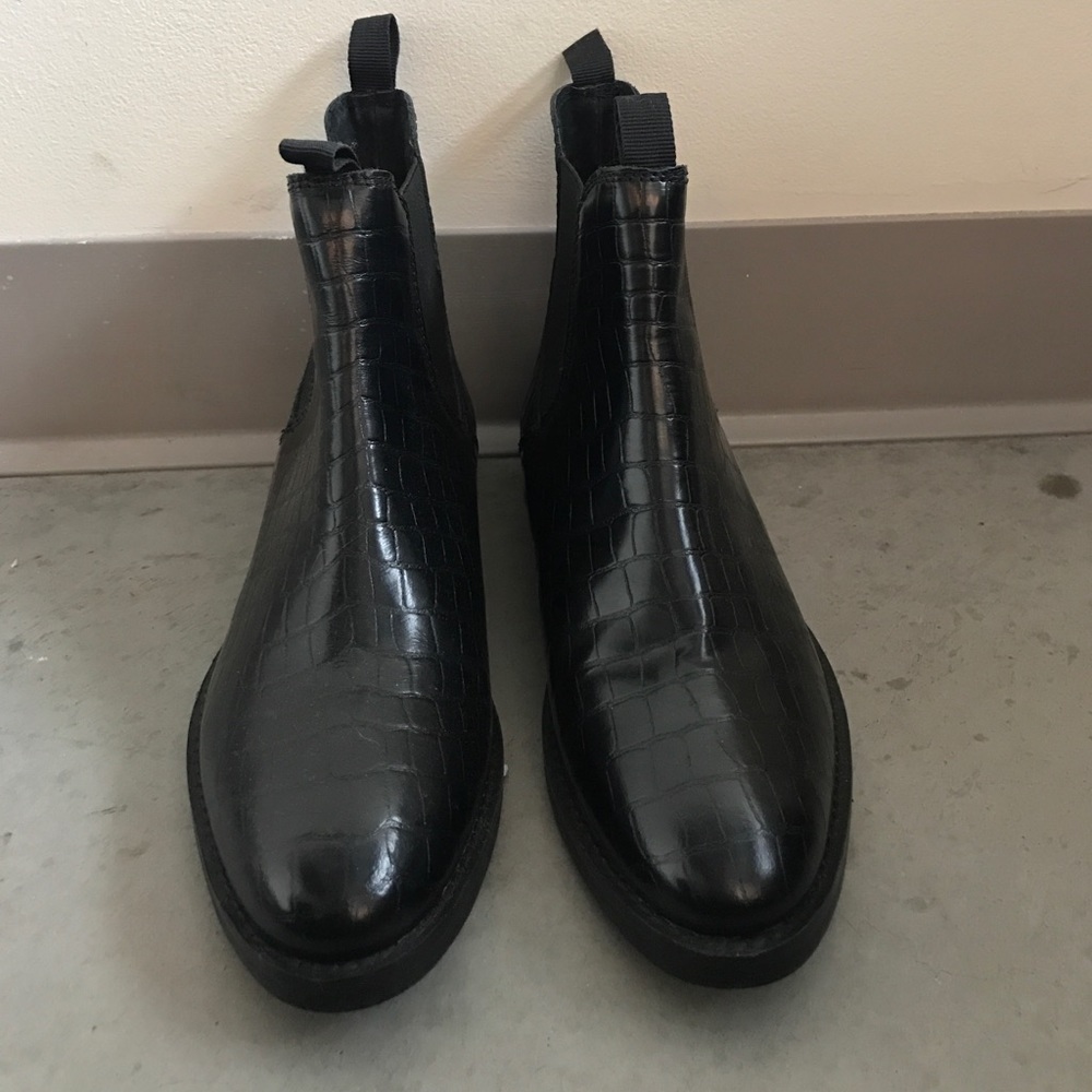 Top shop leather Chelsea boots