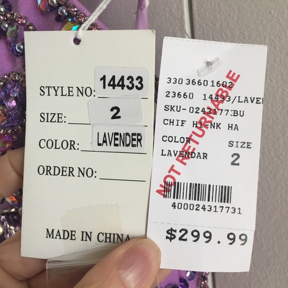 Camille LaVie Prom Dress NWT - Picture 6 of 6