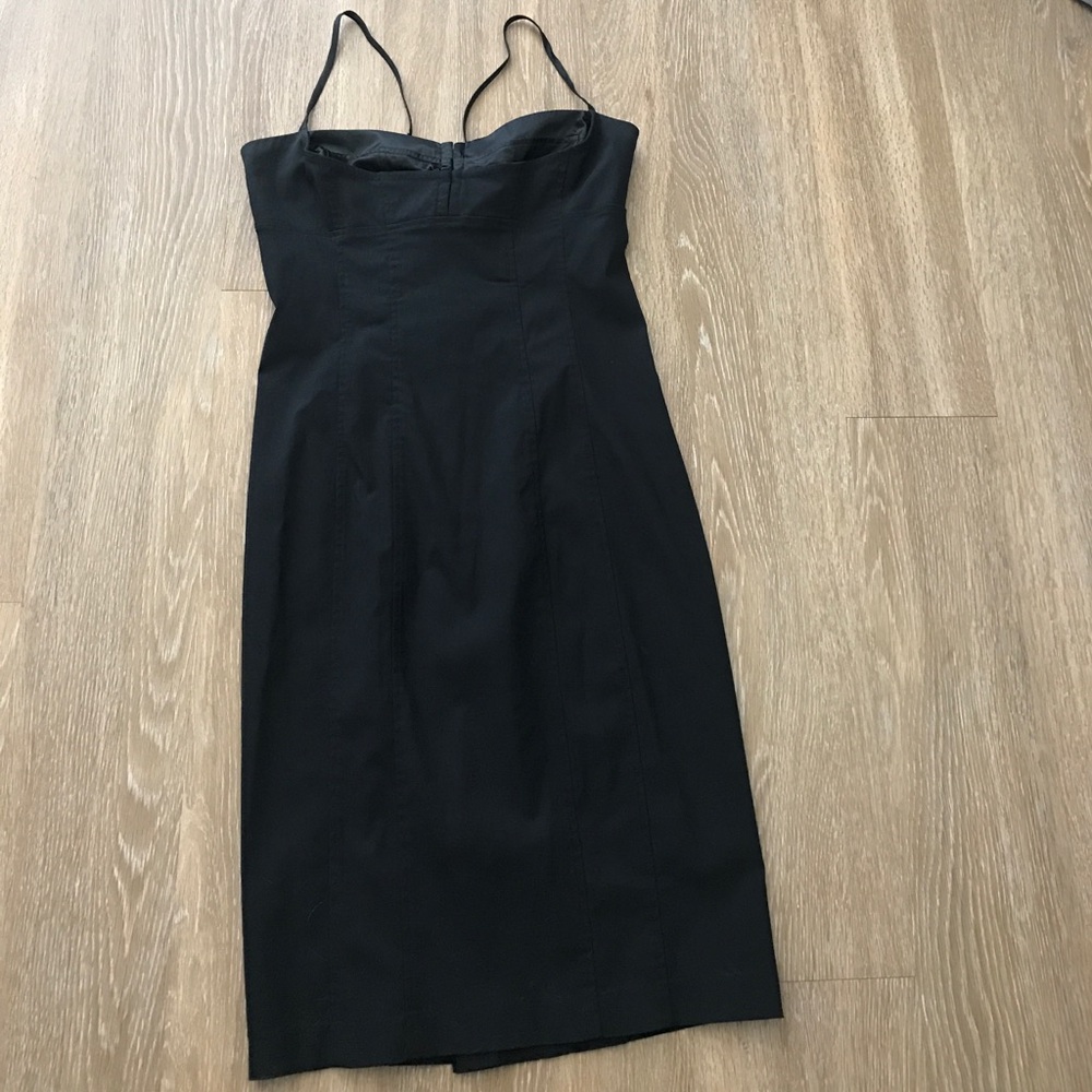 Sexy Black Dress with Lace Up backing