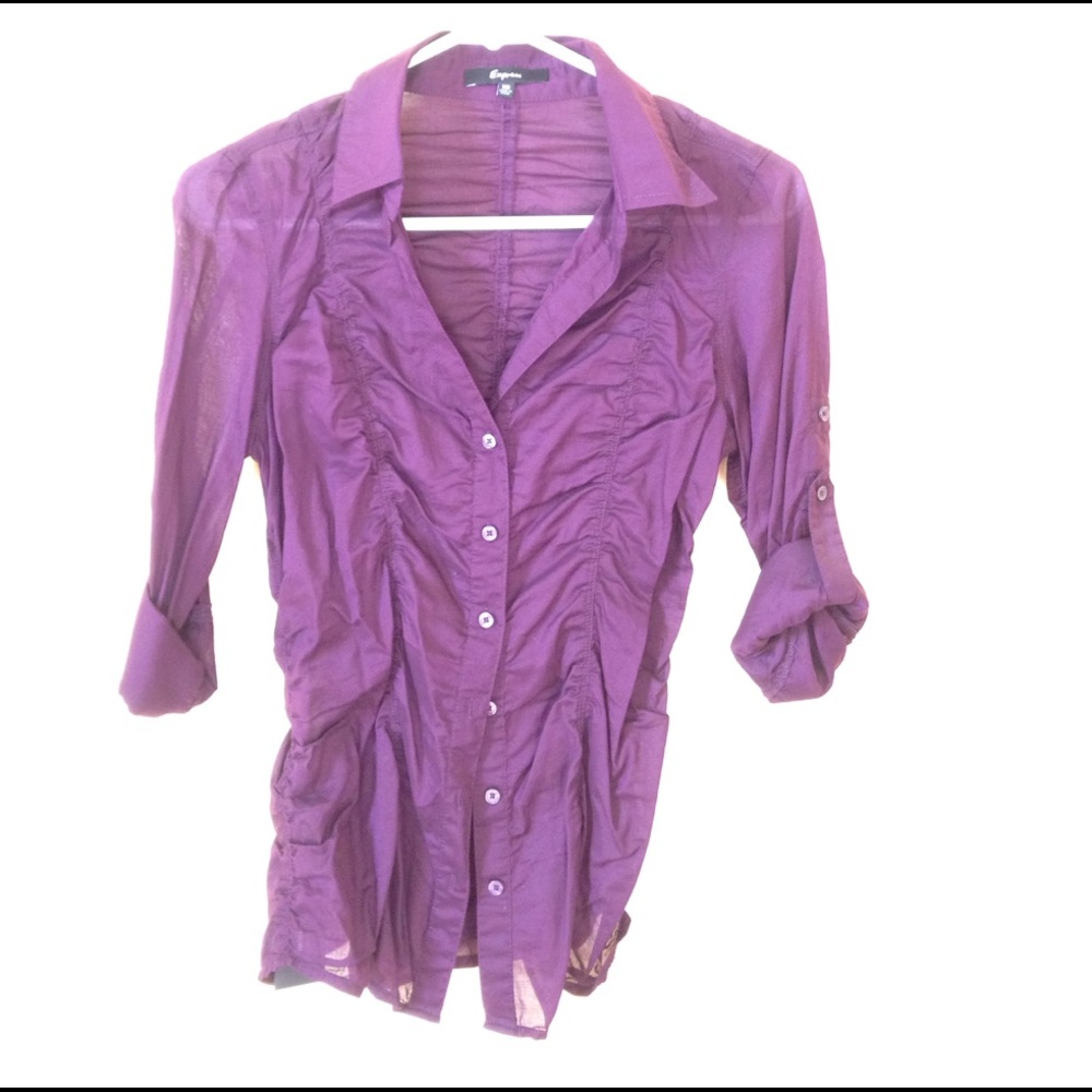 Express V-neck top