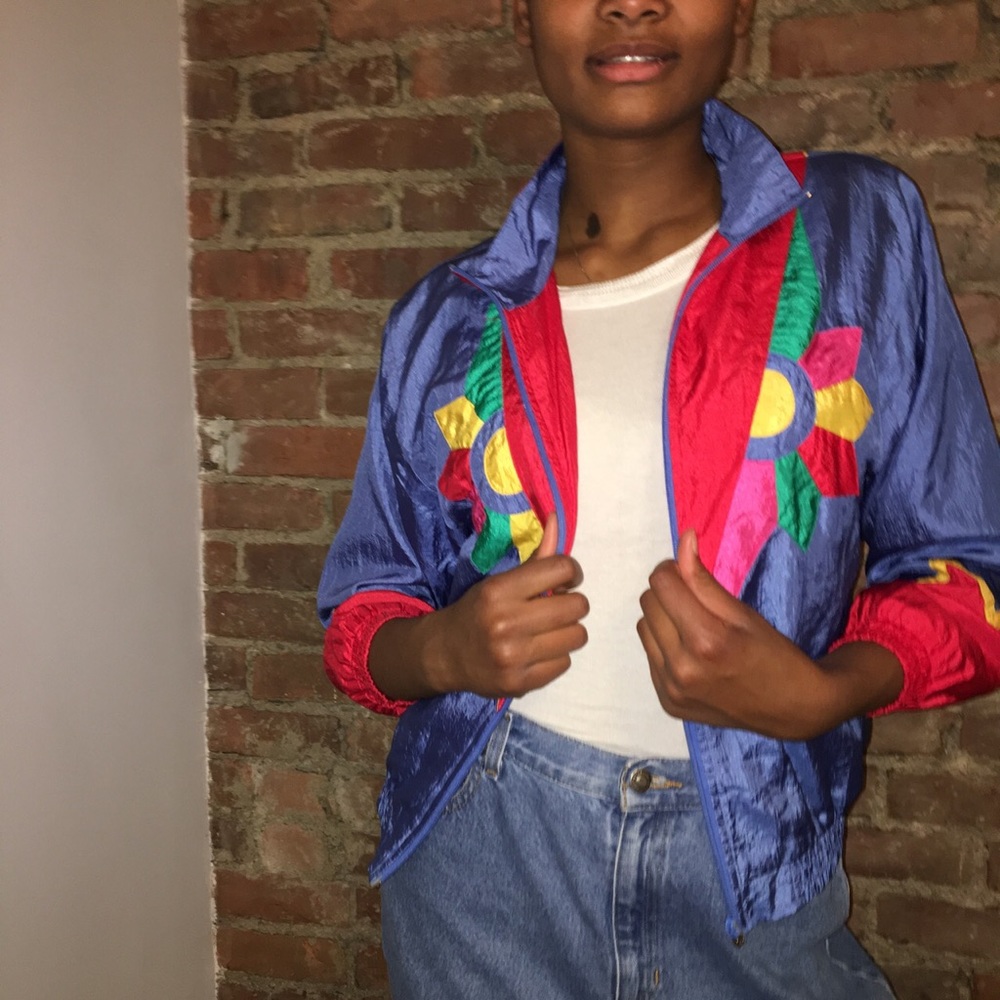 BRIGHT VINTAGE LAVON WIND BREAKER