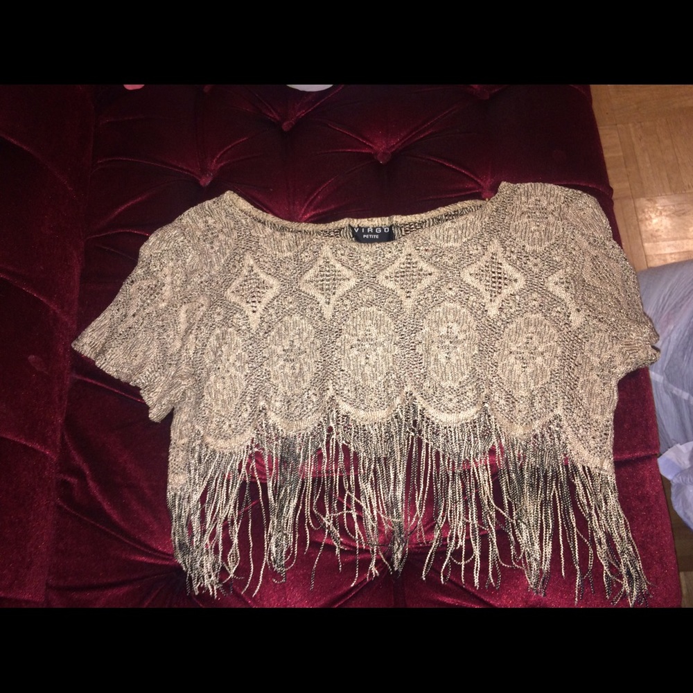 Lace over shirt