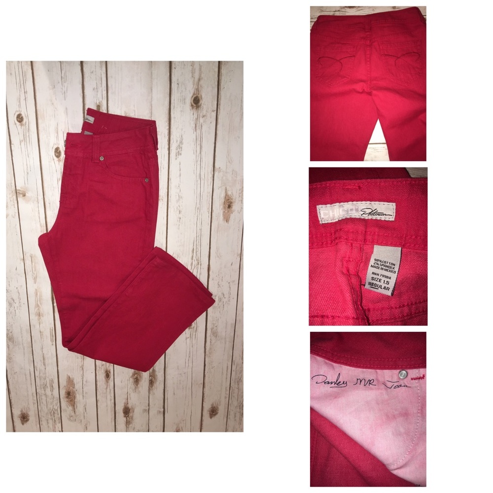 🌺🌺🌺🌺Chico's Platinum Jeans Sz 1.5 Reg