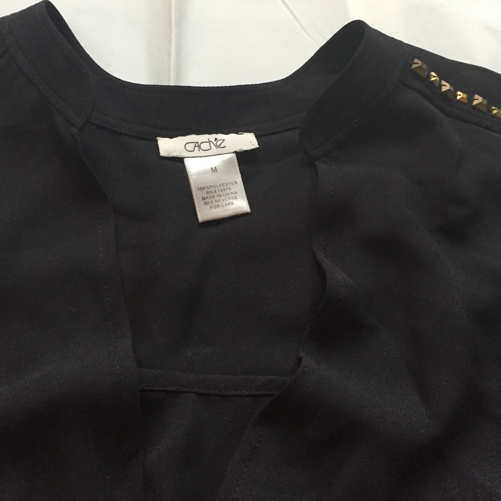 Cache Black blouse - Picture 2 of 2