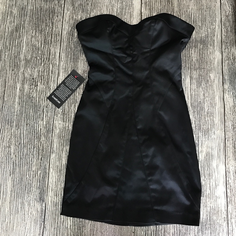 Bebe Black Strapless Dress *NWT* 💋