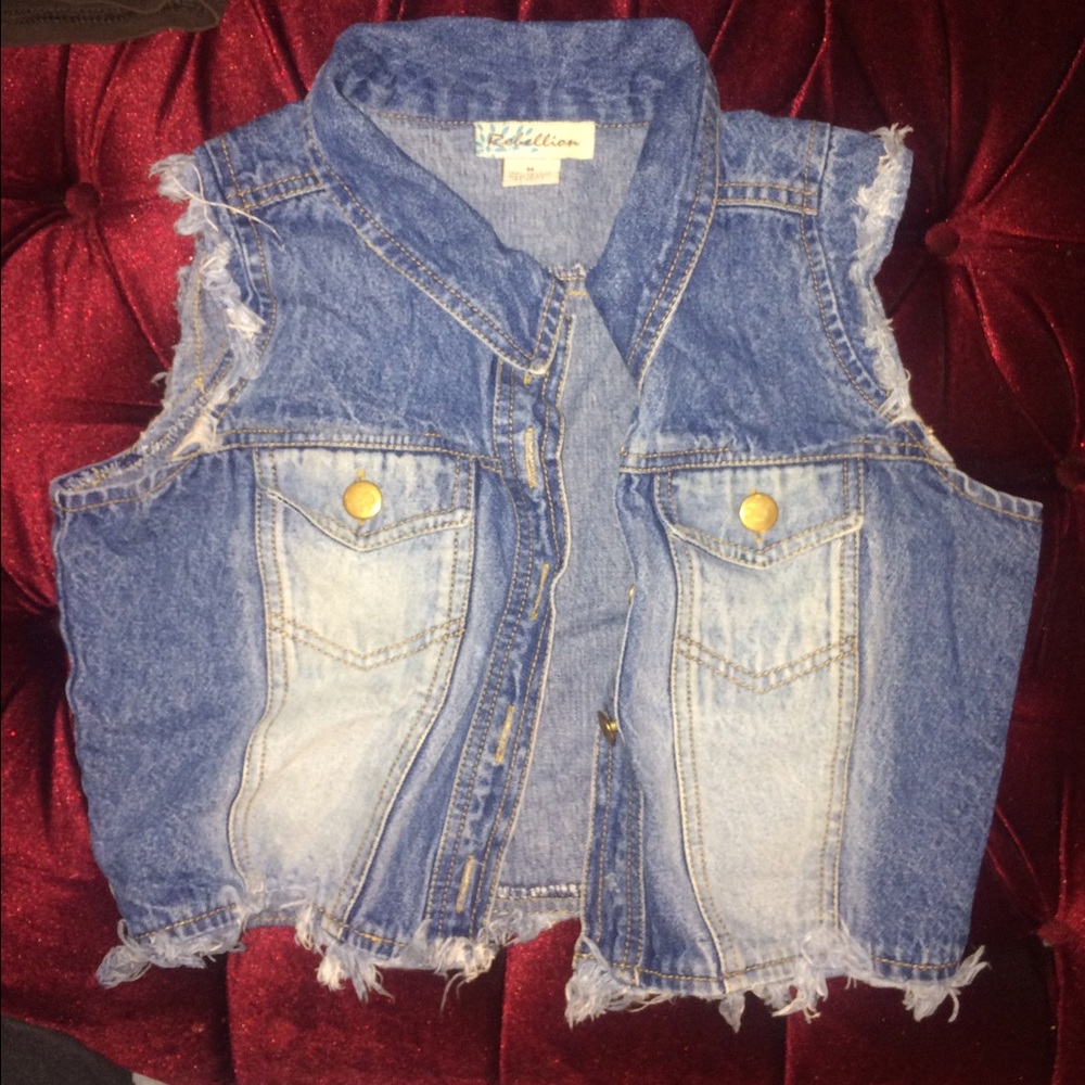 "Rebel" blue jean jacket