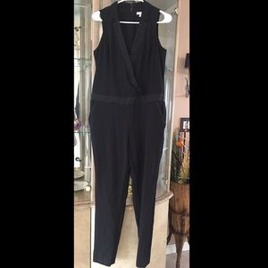 Tuxedo style jumpsuit