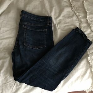 GAP skinny roll up jeans