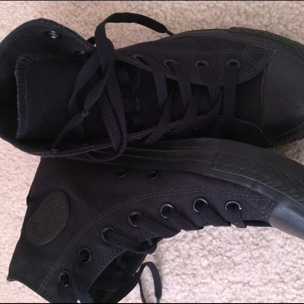 All black Converse