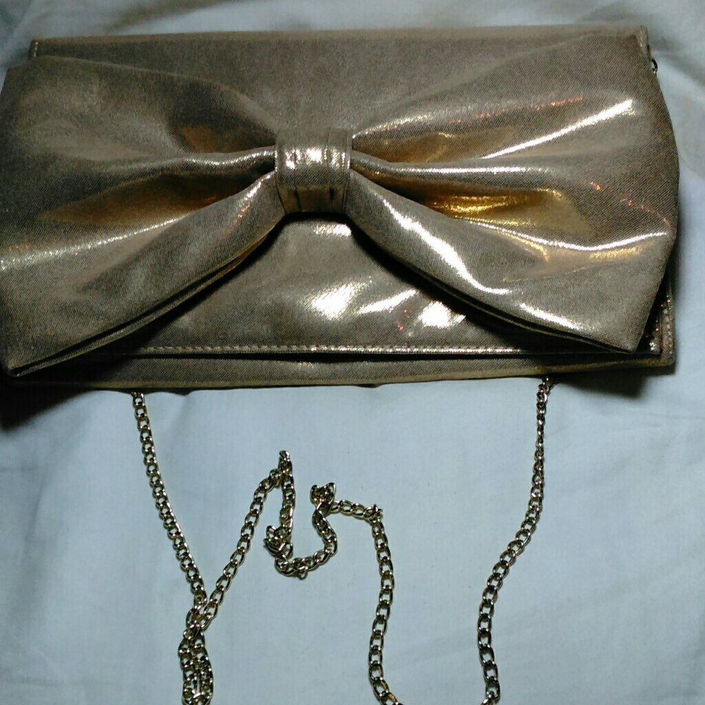 Gold H&M Clutch