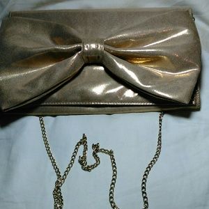 Gold H&M Clutch
