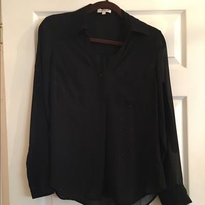 Express black portofino shirt