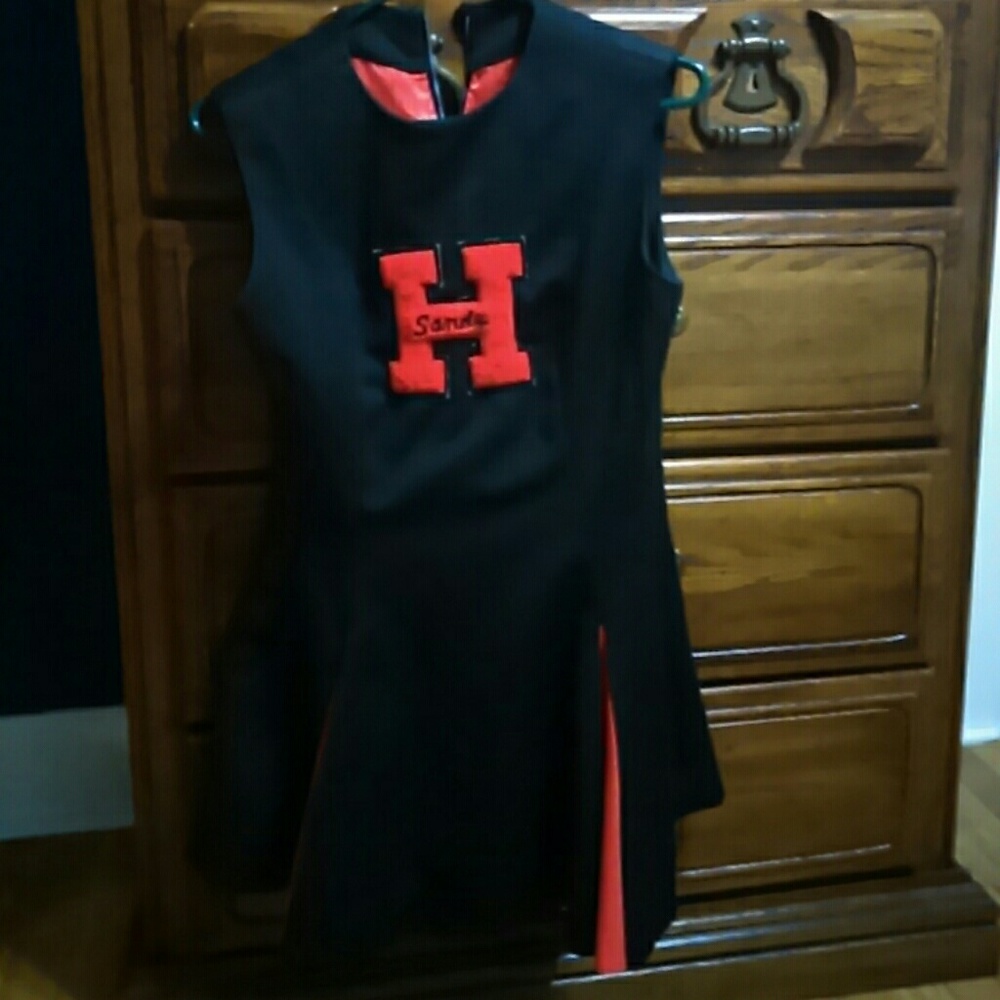 Cheerleader costume Sandy from grease. Homemade