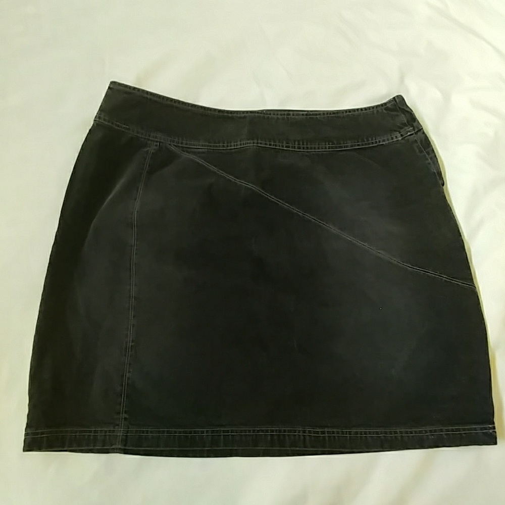 Lane Bryant/Venezia Black Jean Skirt Size 16