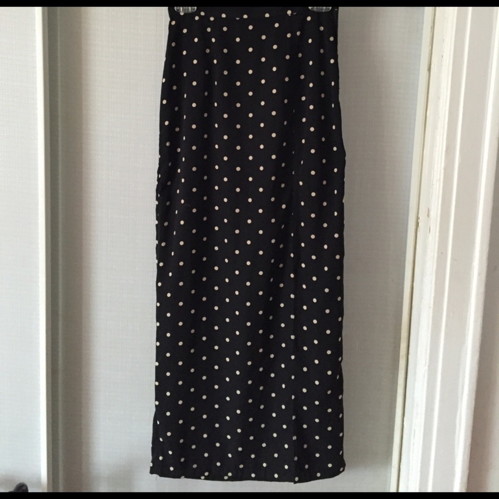 Side split maxi skirt