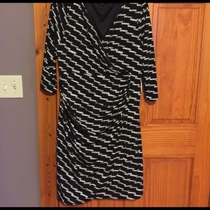 Lane Bryant shirred dress.