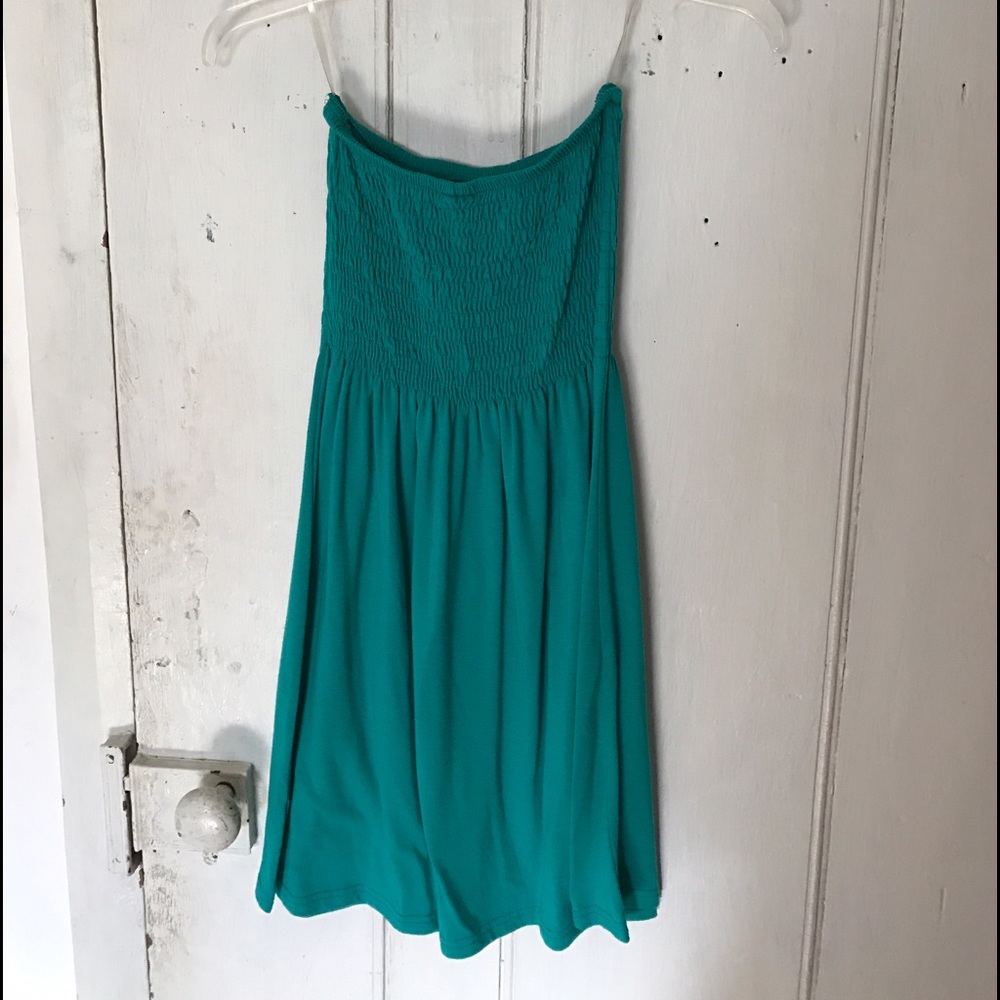 Turquoise/green sundress or bathing suit cover