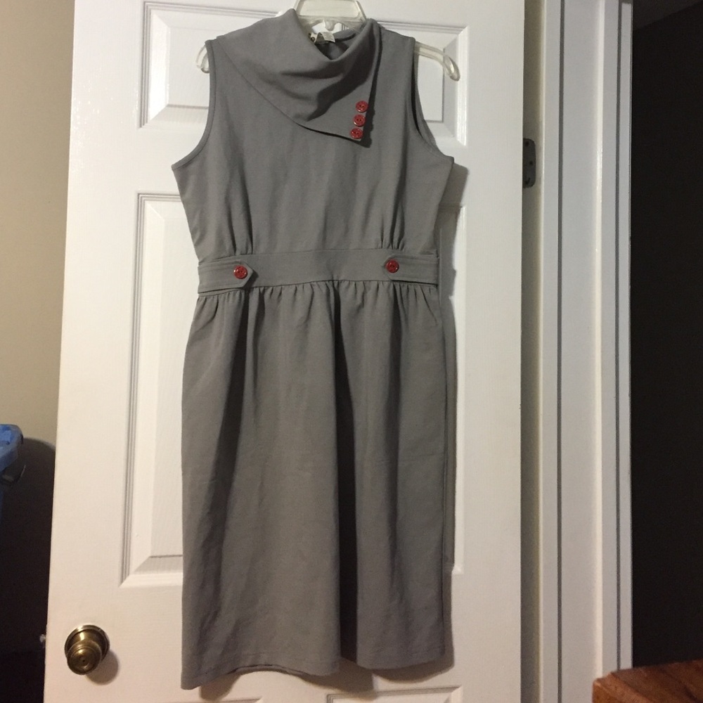 Matilda Jane Grey Dress Adult Large