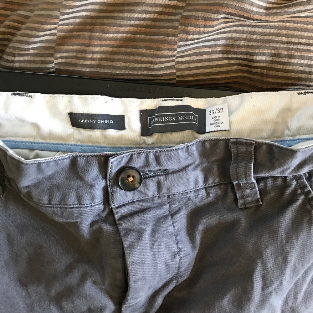 Hawking's McGill size 32 skinny chino pant