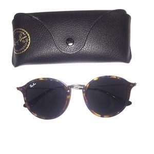 RayBan Round Fleck Sunglasses