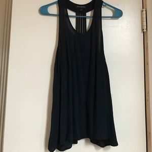 Navy blue Banana Republic sleeveless blouse