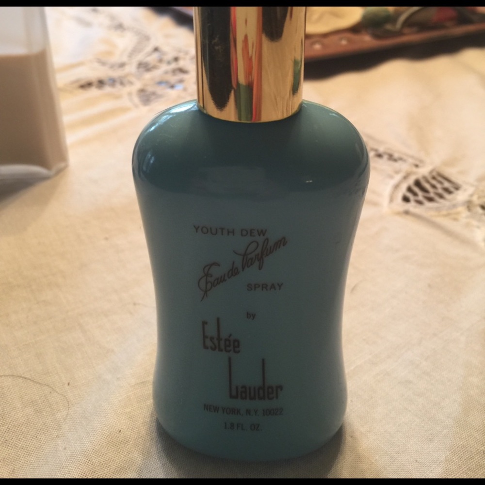 Estée Lauder youth dew in vintage style bottle