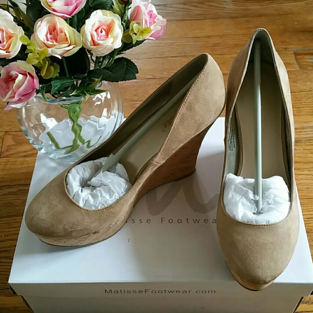 Wedge Shoes, Size 7M