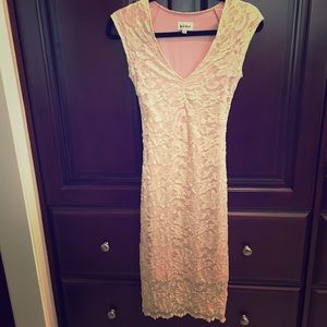 Ruby brand lace stretch dress