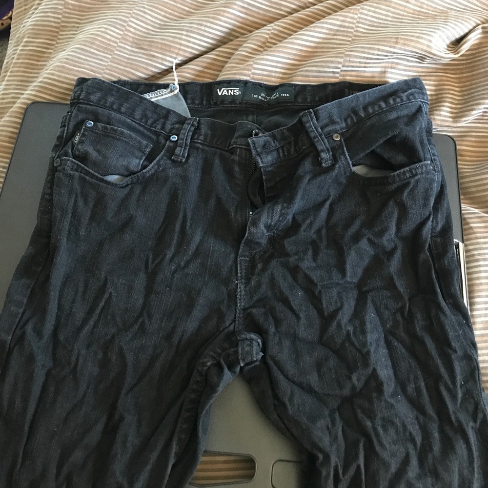 Vans V76 black denim skinny jean
