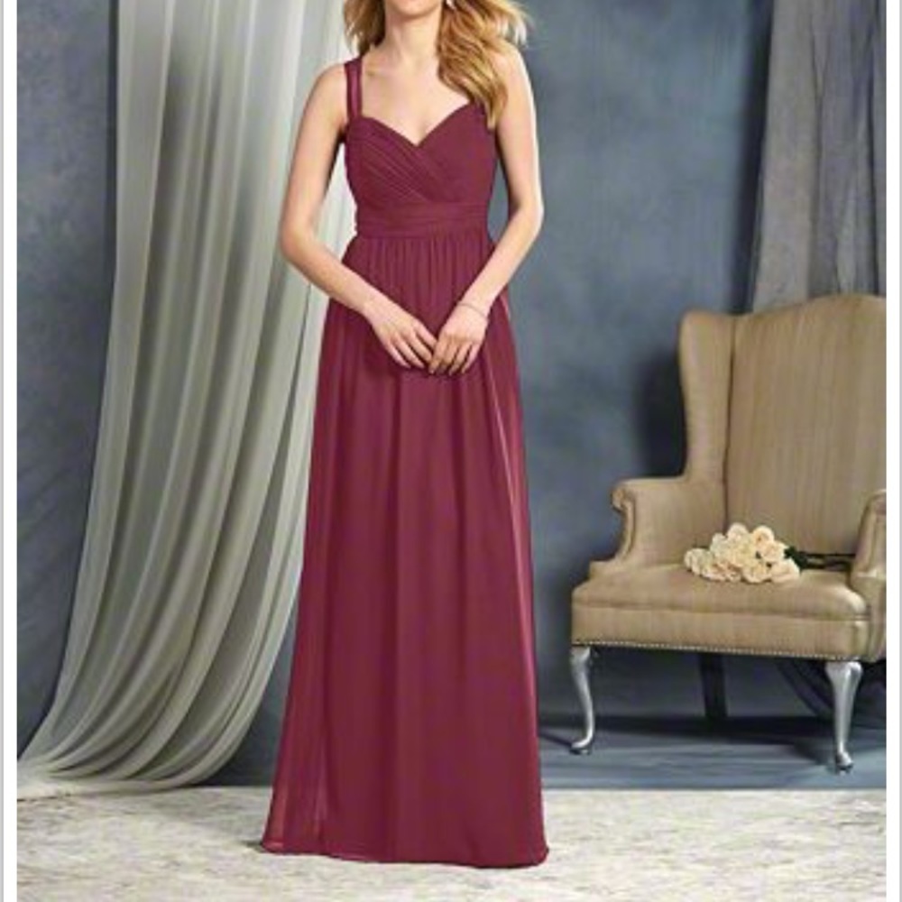 Alfred Angelo Bridesmaid dress in Mahogany 7364L