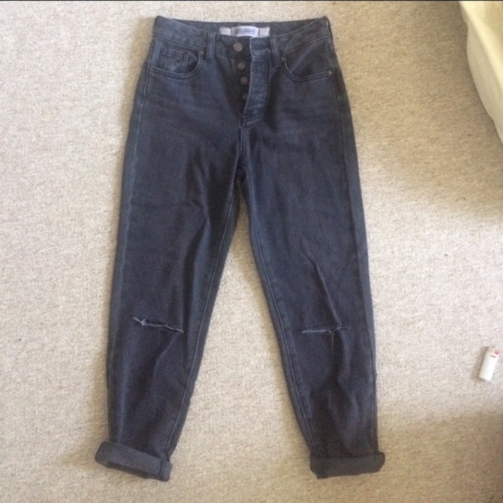 REPOSHED High Waist Vintage Button Fly Jeans
