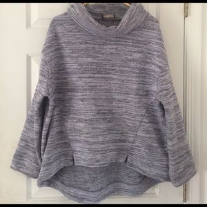 Lavender cowl neck sweatshirt