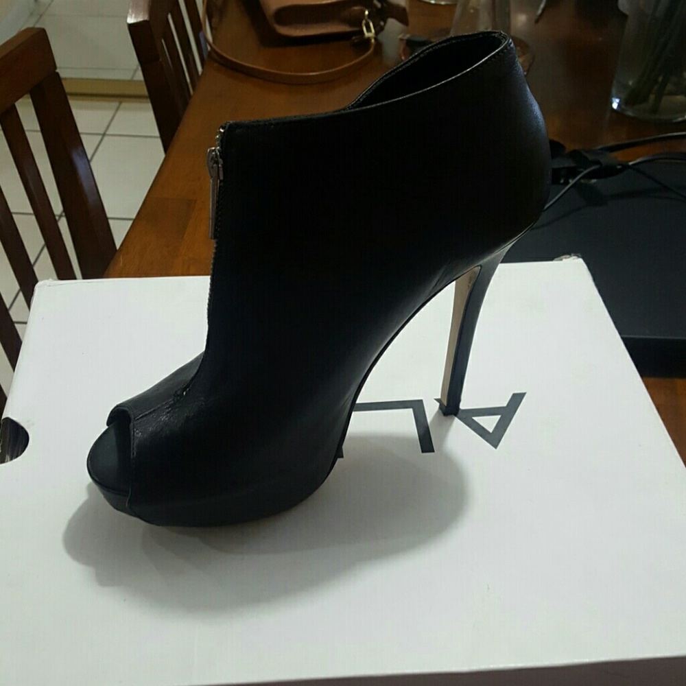 Aldo Leather Anklet Booties