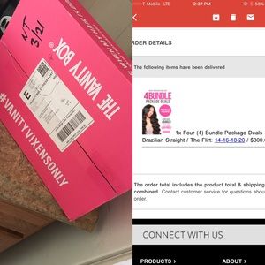 4 bundles Brazilian straight hair