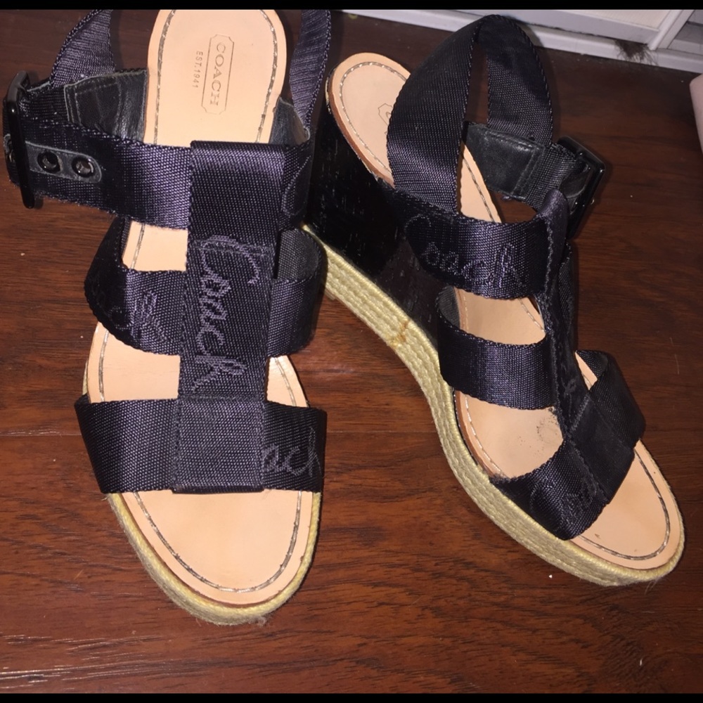 Coach wedges