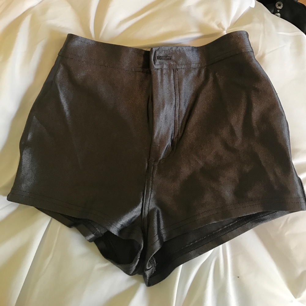 High waisted charcoal rave shorts! Only worn once.