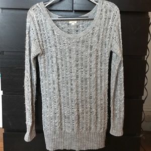 Knit grey sweater