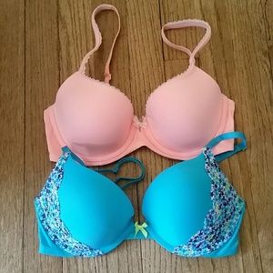 32D Victoria Secret Bra BUNDLE Body and Push Up