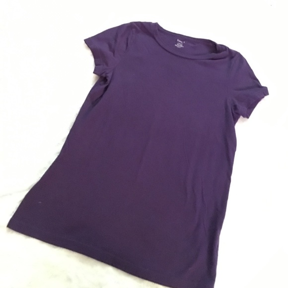 J. Crew Tops - J. CREW PURPLE TISSUE TEE - SIZE SMALL
