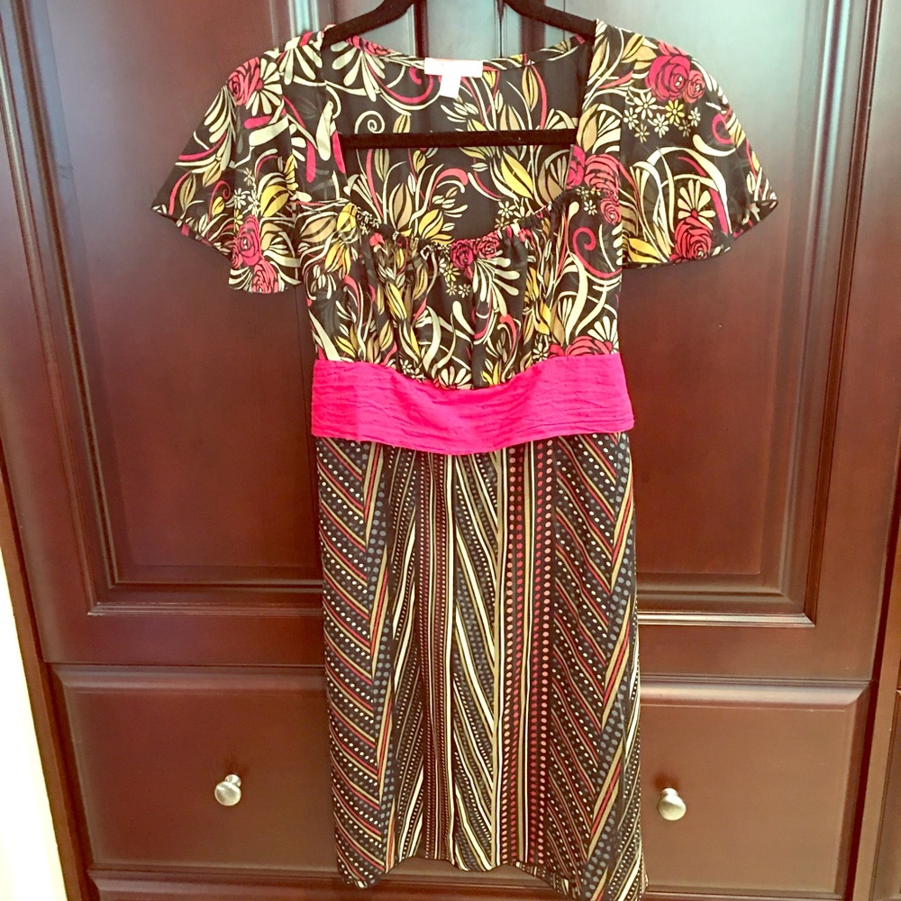 Lux brand print dress