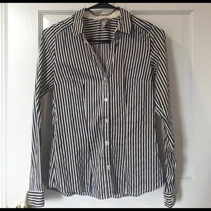 H&M stripped button down.