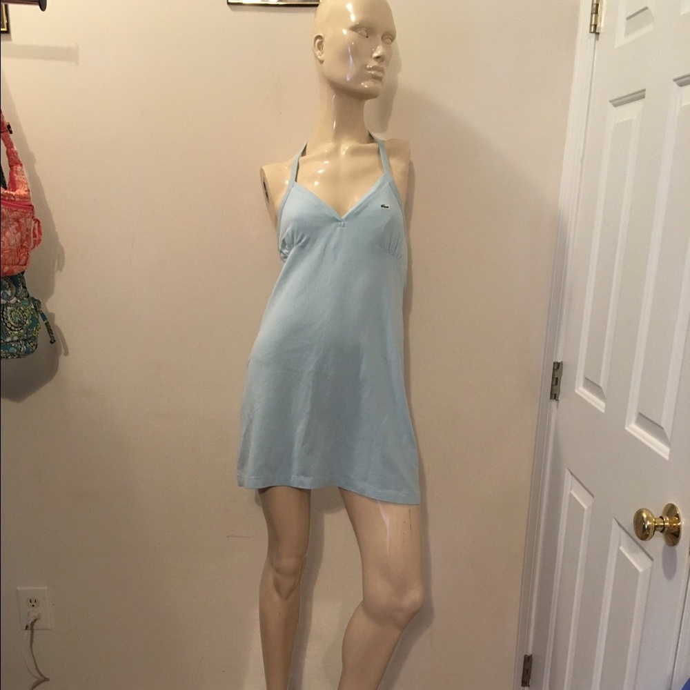 Lacoste halter dress size 36 euro/6 us