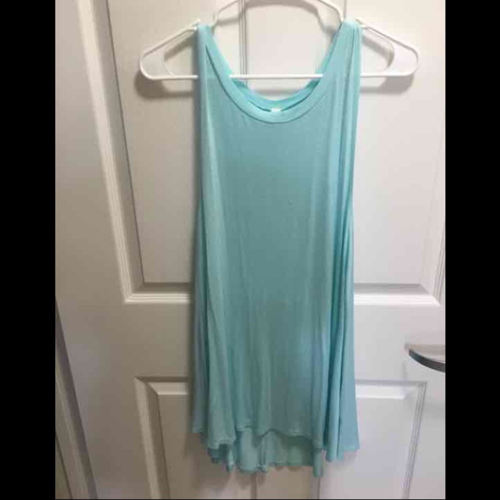 LIGHT BLUE TANK TOP/DRESS - M