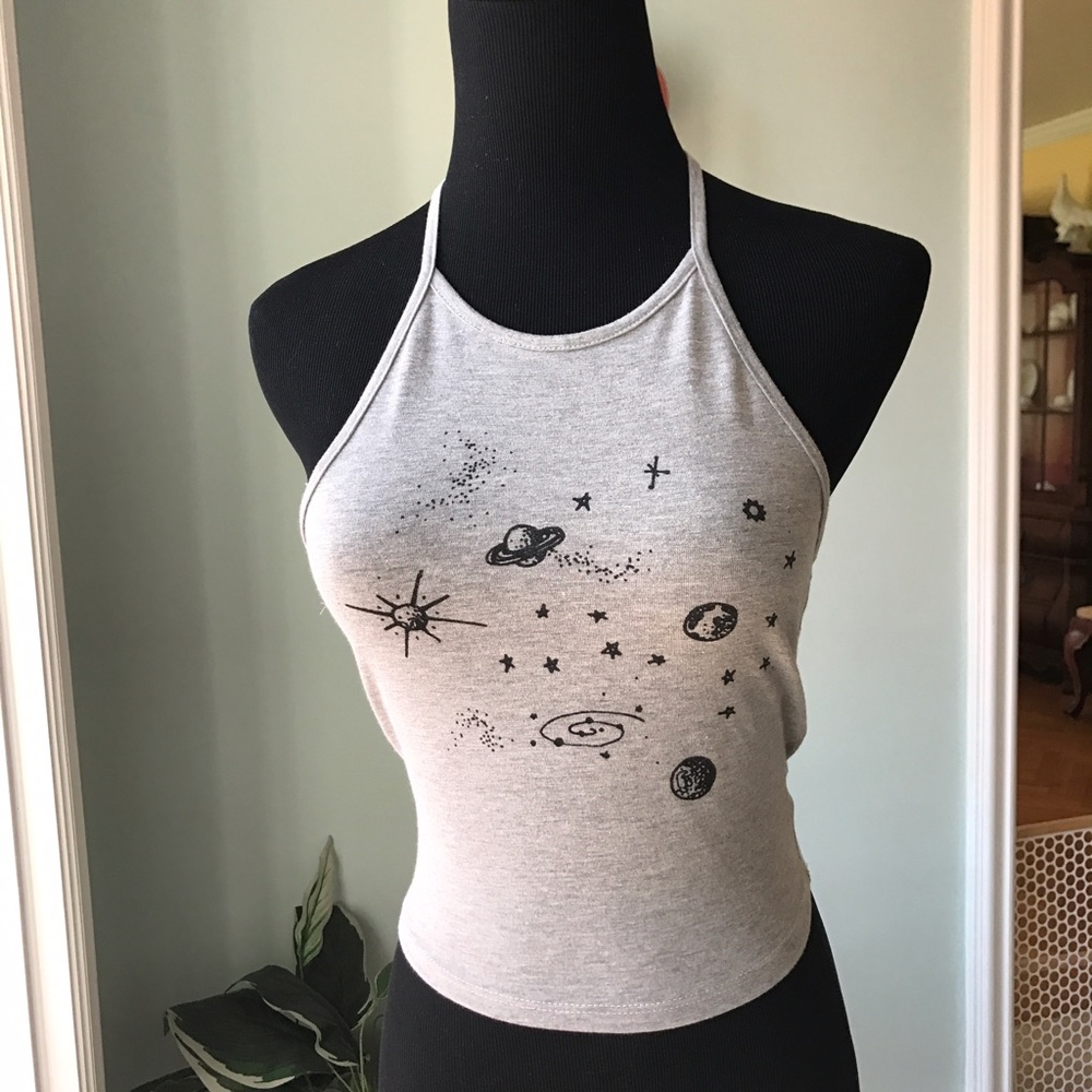 Pacsun L.A. Hearts space croptop