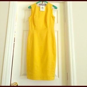 Calvin Klein yellow dress