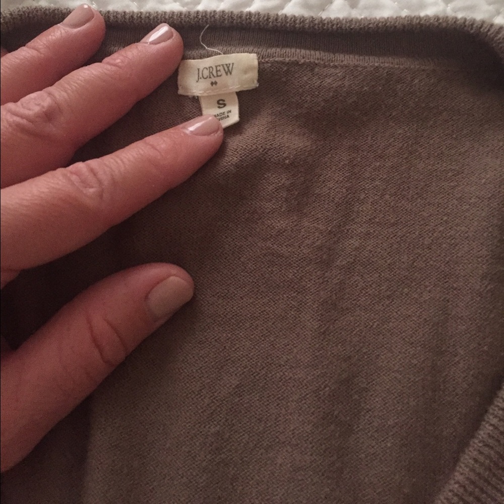 J Crew brown sweater